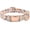 0001-Flower3, variant on Metal Buckle Dog Collar with Dedals, 3-Size Comfortable Adjustable Cotton Dog Collar for Small, Medium, Large Male Female Dogs (Foliage, L(15-23in))