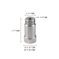 thumbnail image 2 of 10pcs O2 Sensor Spacer Adapter Extender Extension Straight 45mm M18x1.5 Extension Spacer Extender C, 2 of 5