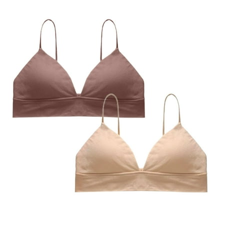 Ploknplq Bras for Women No Underwire brasieres Para Mujer plus Size Sports Bra push Up Balconette Bra without Light 2pc Underwire Bra Underwear Size spaghetti Strap Sports Bra a S Red S