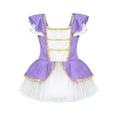 thumbnail image 3 of iiniim Girls Christmas Elf Santa Claus Dance Tutu Dress Ballet Figure Ice Skater Dancewear Purple 14, 3 of 7