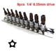 thumbnail image 5 of 18 Puntas de Destornillador Torx de Estrella de 5 Puntas, con Dado de 1/4 de Pulgada, TS10-TS50, Accesorios para Herramientas Manuales., 5 of 7