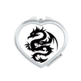thumbnail image 1 of Dragon Animal Art Grain Outline Mirror Travel Magnification Portable Handheld Pocket Makeup, 1 of 3