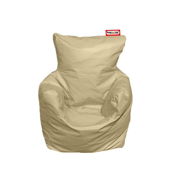 Sillón Puff Mundo Puff Silloncito 45cm x lado crema Chico Mundo Puff Silloncito