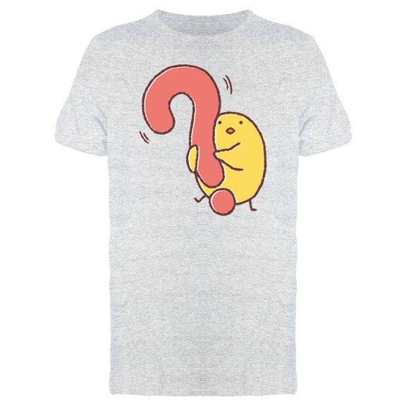 Chick With A Question Mark Tee Men's -Image by Shutterstock