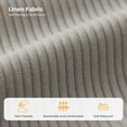 thumbnail image 3 of BLAZANT 89" Sofa Couch, 3 Seater Sofa with Suppleness Armrests, Corduroy Fabric Deep Seat Sofa with Upholstered Cushion& Backrests, Modern Comfy Couch for Living Room Apartment Office, 3 of 11