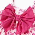 thumbnail image 4 of Barbie Toddler Girls Dress Allover Cherry Print Bowknot Sleeveless Summer Dresses Girls Fashion Sizes 2-9Y, 4 of 9