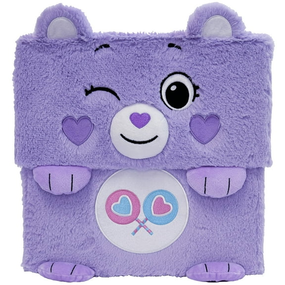 Care Bears: Storables 12" Box - Share Bear - Purple Character Themed Bin, Fabric Storage Container, Opening Top Lid, Holds Toys Books & More, Licensed