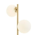 thumbnail image 3 of Anechdoche 2 Lights Floor Lamp // Gold and White, 3 of 4