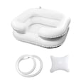 thumbnail image 2 of Cuenca de champú inflable, cuenca de lavado de cabello, bañera de lavado de cabello portátil de uso doméstico, plegable con almohada con lavabo de, 2 of 8