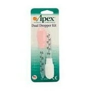 Carex Apex Liquid Medicine Dosage Dropper Kit, for Babies and Children, 2-Tsp Capacity, 2-Pack