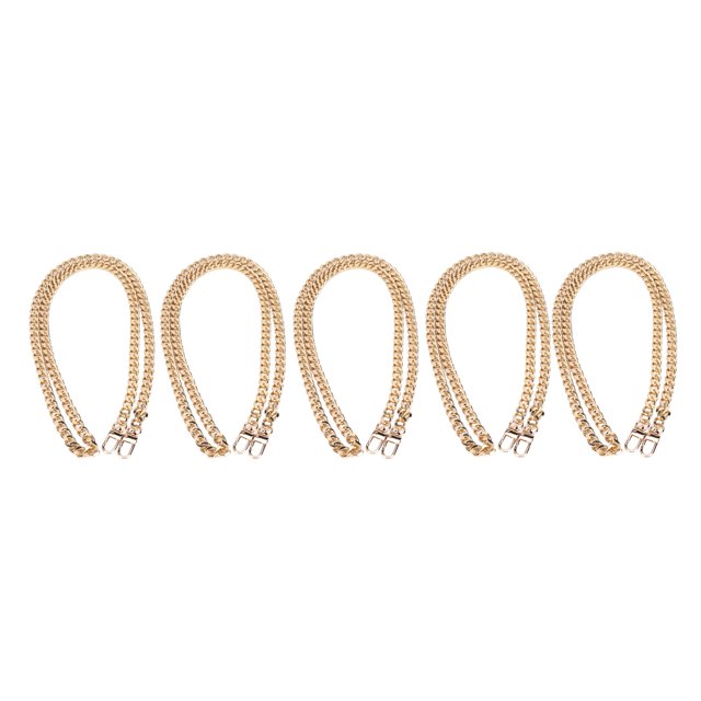 Chain Link, Rustproof Easy To Maintain Curb Chain 5 Pcs 1.2m For Crafts ANGGREK Oro