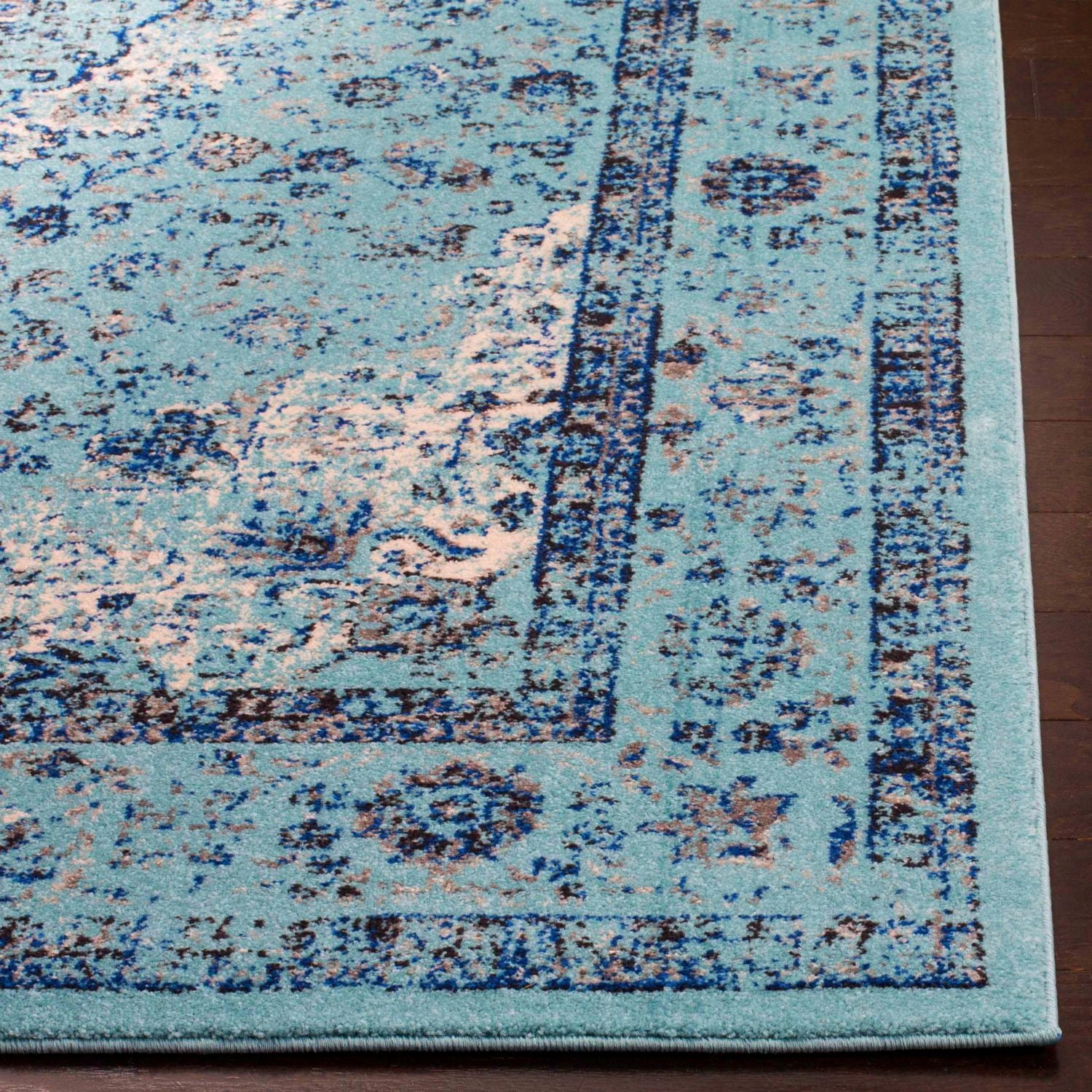 SAFAVIEH Evoke Teale Tapis Traditionnel