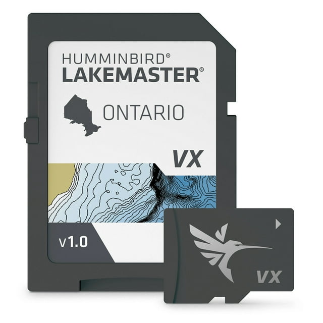 Humminbird Marine Cartography 601020-1 LakeMaster; Detailed Coverage Of Ontario; On SD Card; Great Lakes Edition Version 1