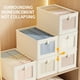 thumbnail image 4 of Cajón de lino con ventana transparente Organizador de armario para ropa, ropa interior y calcetines Tamaño, 4 of 6