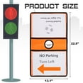 thumbnail image 2 of Juego de 6 fundas para conos de tráfico con bolsillos, funda para señales de mensajes para precaución, señales de advertencia para actividades al aire libre, seguridad, 2 of 5
