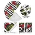 thumbnail image 4 of Yayeee Christmas Tree Skirt 35 inches for Xmas Tree Holiday Party Decoration, Black Striped Trees, 4 of 6