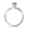 thumbnail image 4 of IGI Certified Lab Grown Diamond Engagement Ring | Center 10x5mm Marquise Cut Split Shank Solitaire Wedding Anniversary Rings For Women 14k Solid White Gold | F-G, VS-SI Quality (1.15 Ctw) Ring Size-10, 4 of 7