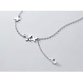 thumbnail image 6 of QQTDFG 925 Sterling Silver Choker Tiny Butterflies CZ Necklace A2687-default, 6 of 6