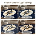 thumbnail image 7 of ODIKA 4'x6' Ultra-Soft Area Rug, Compass Navigation Round Chart Maritime Details Nautical Vintage None Washable, Bare feet friendly, Silk-Touch for Bedroom Home office, 7 of 7