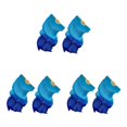thumbnail image 1 of Sonducket Handmade Silk Belly Dance Fan Veil Dancing Fan Blue Long Hand Type1 NO1, 1 of 1