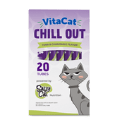 VitaCat by Salty Cat Chill Out Functional Tuna & Chamomile Creamy Cat Treats, 300g (20 × 15g)