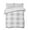 White Gray, variant on Quilts Twin Size, Navy Blue White Buffalo Check Soft Comforter Bedding Set for Bed, Farmhouse Plaid Modern Geometric Lightweight Quilted Bedspread with Pillow Cover(2 Pieces), 68x86 Inch