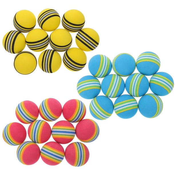 EeaseMX 30 pelotas de golf para practicar, para mascotas, para niños y para interiores.