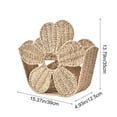 thumbnail image 4 of Magazine Rack Woven Magazine Basket, Decorative Book Basket Magazine Holder for Living Room, Bathroom or Office, Handwoven File Basket Storage Organizer for Books, Magazines & Files, 4 of 6