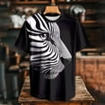 thumbnail image 5 of Ankishi Animal Shirts for Men Crewneck Lion Leopard Dog Printed Short Sleeve Tee Shirt for Daily Wear Dating Travel, 5 of 6