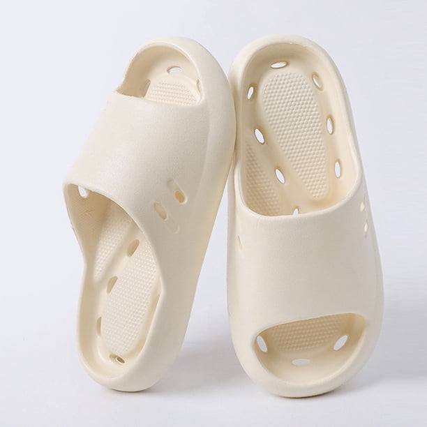 Xucatan Women's Non-Slip Bathroom Slippers, Odor-Control House Shoes for Women, Quick-Dry Summer Indoor & Bathroom Slides Gift