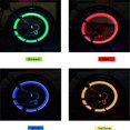 thumbnail image 2 of 4 Pack LED Bike Wheel Lights, 4 Colors Bike Tire Valve Caps Waterproof Bike Whee, 2 of 5