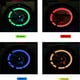 thumbnail image 2 of Juego de 4 luces LED para ruedas de bicicleta, 4 colores, tapas de válvula LED impermeables para ruedas delanteras y traseras, luces de seguridad LED para ruedas de bicicleta, 2 of 5