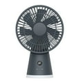 thumbnail image 1 of Ventilador de Escritorio Portátil de 3600 MAh, Inalámbrico, USB, 5 Velocidades, Mini Ventilador de Mesa para Casa y Oficina, Gris Oscuro., 1 of 5