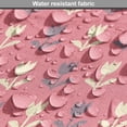 thumbnail image 5 of Floral Dog Crate Cover, Cream and Purple Tulip Flowers Repetitive Pattern Romantic Spring Design, Easy to Use Pet Kennel Cover for Dogs, 35" x 23" x 27", Purple Cream Pale Pink, by Ambesonne, 5 of 6