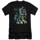 Jla-Aquaman No.1 - T-Shirt à Manches Courtes Adulte 30-1 - Noir&44; Grand – image 1 sur 1