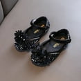 thumbnail image 7 of Girls Sandals,Fashion New Pattern Cute Flower Decoration Versatile Low Heel Shoes Hook Loop Comfortable Princess Shoes,Toddler Girl Sandals/Toddler Boy Sandals(Color:Black,Size:9), 7 of 7