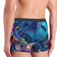 thumbnail image 5 of Daiia Underwater Turtle Dolphin Octopus Men's Underwear Boxer Briefs, Cotton Stretch Moisture-Wicking Underwear-X-Large, 5 of 9