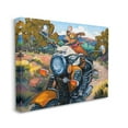 thumbnail image 4 of Stupell Industries Cat & Dog on Motorcycle Animals & Insects Painting Gallery Wrapped Canvas Print Wall Art, 30 x 24, 4 of 8