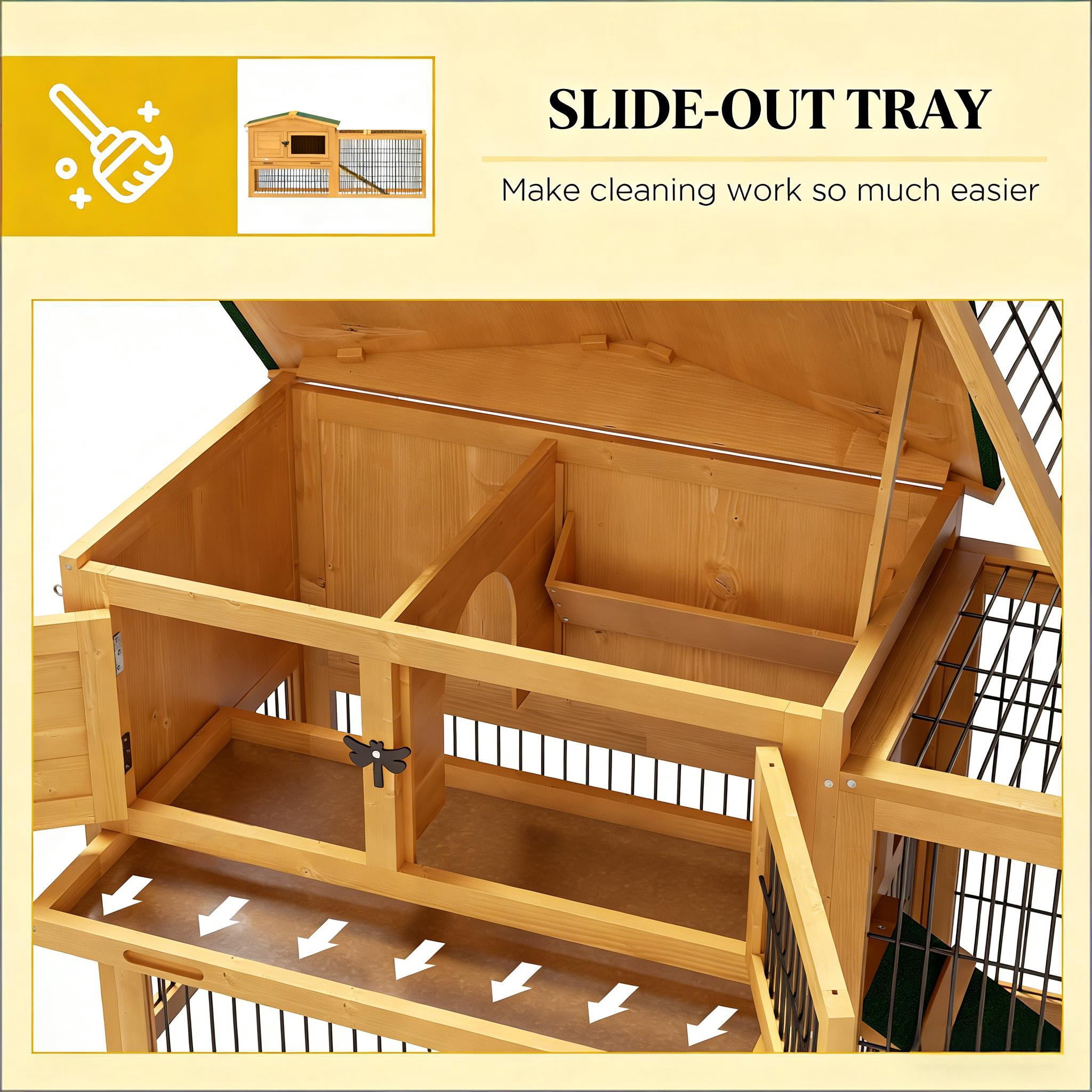 Outdoor Pet House Rabbit Hutch