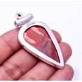 thumbnail image 2 of Snake Skin Jasper -Australia & Red Garnet 925 Sterling Silver Pendant 2.15", Red Snake Skin Jasper Pendant P_9362_370_28, 2 of 2