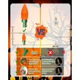 thumbnail image 4 of Guirnalda de luces solares IticDecor, 9,5 m, 50 LED, naranja y morado, 4 of 7