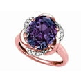 thumbnail image 3 of Star K � Large Oval 12x10mm Simulated Alexandrite Knot Big Stone Ring, 3 of 9