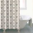 thumbnail image 4 of Highland Cow Cactus Triangle Pattern Shower Curtain 72"x84" ,Bathroom Decorative Shower Curtains Set with 12 Hooks,Modern Waterproof Washable Shower Curtain, 4 of 6