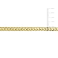 thumbnail image 2 of Everly Women's 4.2mm Fancy-Cut 18k Yellow Gold Flash Plated Sterling Silver Foxtail Chain Bracelet, 2 of 7