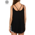 thumbnail image 6 of Luxtrada Women's Pleated Flowy Spaghetti Strap V-Neck Casual Sexy Summer Tank Top, 6 of 7