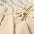 thumbnail image 6 of Girls' Solid Color Casual Pleated Skirt Fashion Multipurpose Pleated Skirt Beige 2-3 Years Clearance, 6 of 7