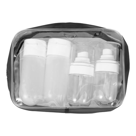 Minkissy Travel Squeezable Tube Assorted Color 4Pcs Empty Shampoo Conditioner Toiletries Bottles