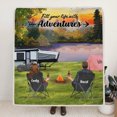 thumbnail image 1 of Custom Personalized Camping Quilt/ Fleece Blanket - Couple/ Parents With Upto 5, 1 of 4