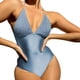 thumbnail image 1 of Gibobby Trajes de Baño Mujer Completo 2022 diseños personalizados Bikinis mujer traje de baño ropa de playa Bikini chica traje de baño(Plata de plata,M), 1 of 5