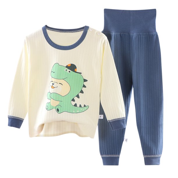 Gibobby Conjunto de Sudadera y Pantalón Pijamas suaves para bebés y niñas pequeñas, conjuntos de ropa de dormir de manga larga para niños(Beige,3-6 Months)